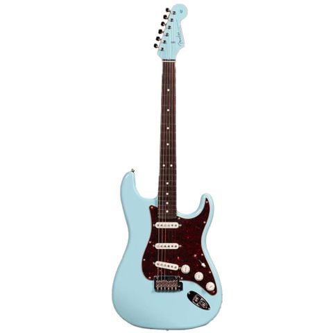  FENDER MIJ FSR-COLLECTION HYDRID II STRAT ROSEWOOD, DAPHNE BLUE #5631100304 