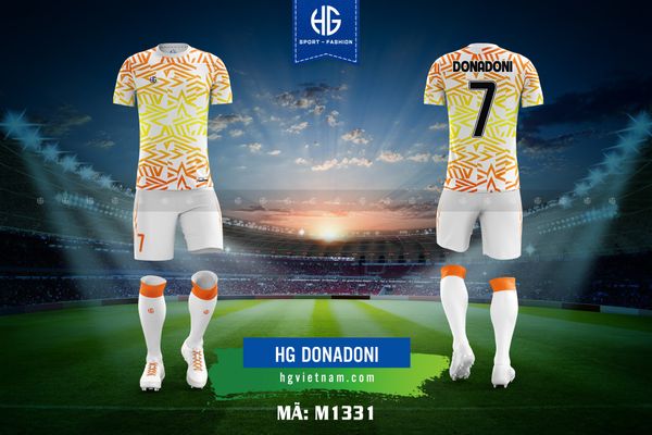  Áo bóng đá thiết kế M1331. HG Donadoni 