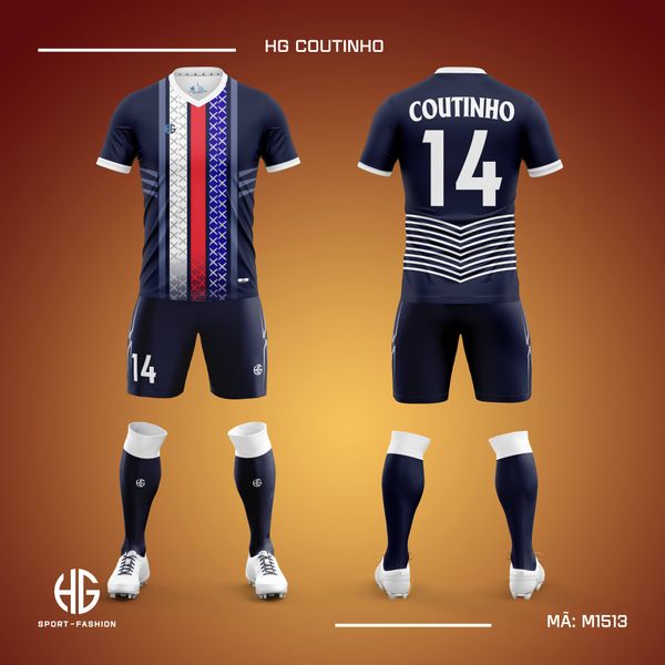  Áo bóng đá thiết kế M1513. HG Coutinho 