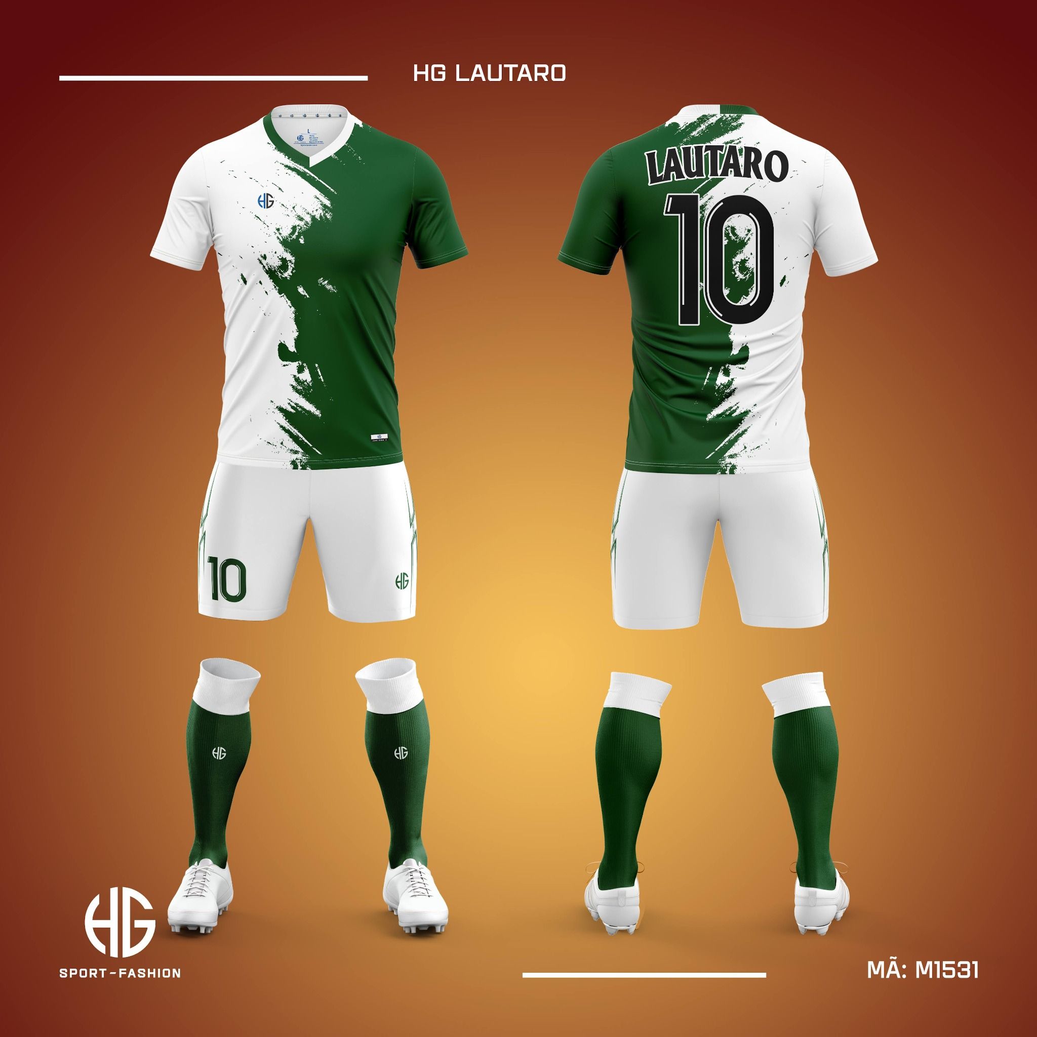  Áo bóng đá thiết kế M1531. HG Lautaro 