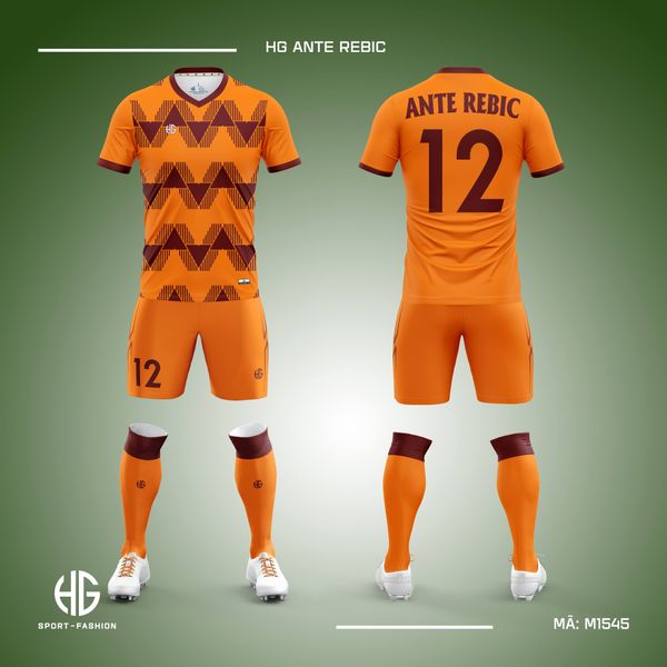  Áo bóng đá thiết kế M1545. HG Ante Rebic 