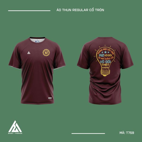  Áo đồng phục màu tím T759 