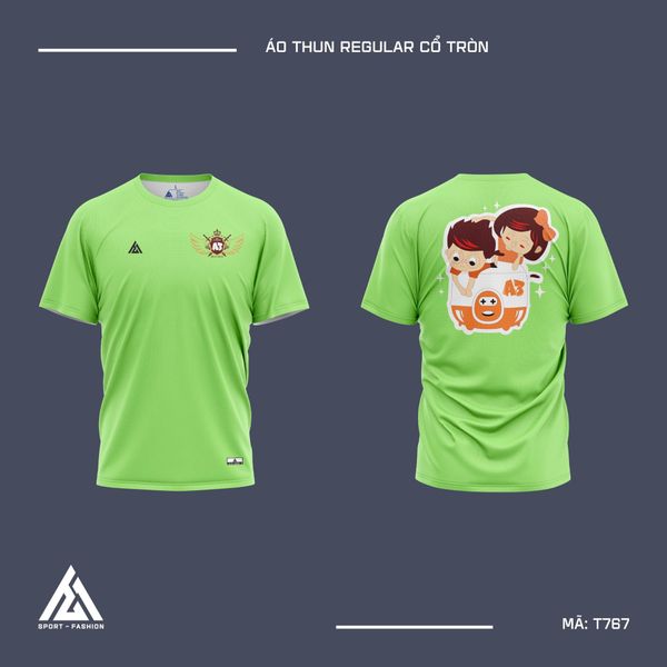  Áo đồng phục học sinh màu xanh cốm T767 