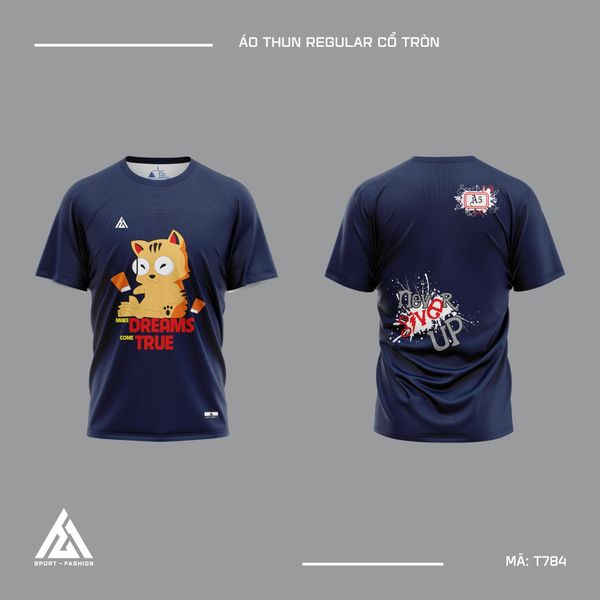  Áo đồng phục màu tím than T784 