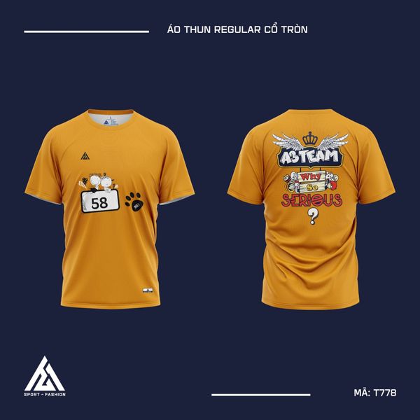  Áo đồng phục học sinh màu cam T778 