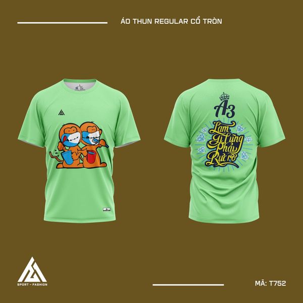  Áo đồng phục học sinh màu xanh cốm T752 