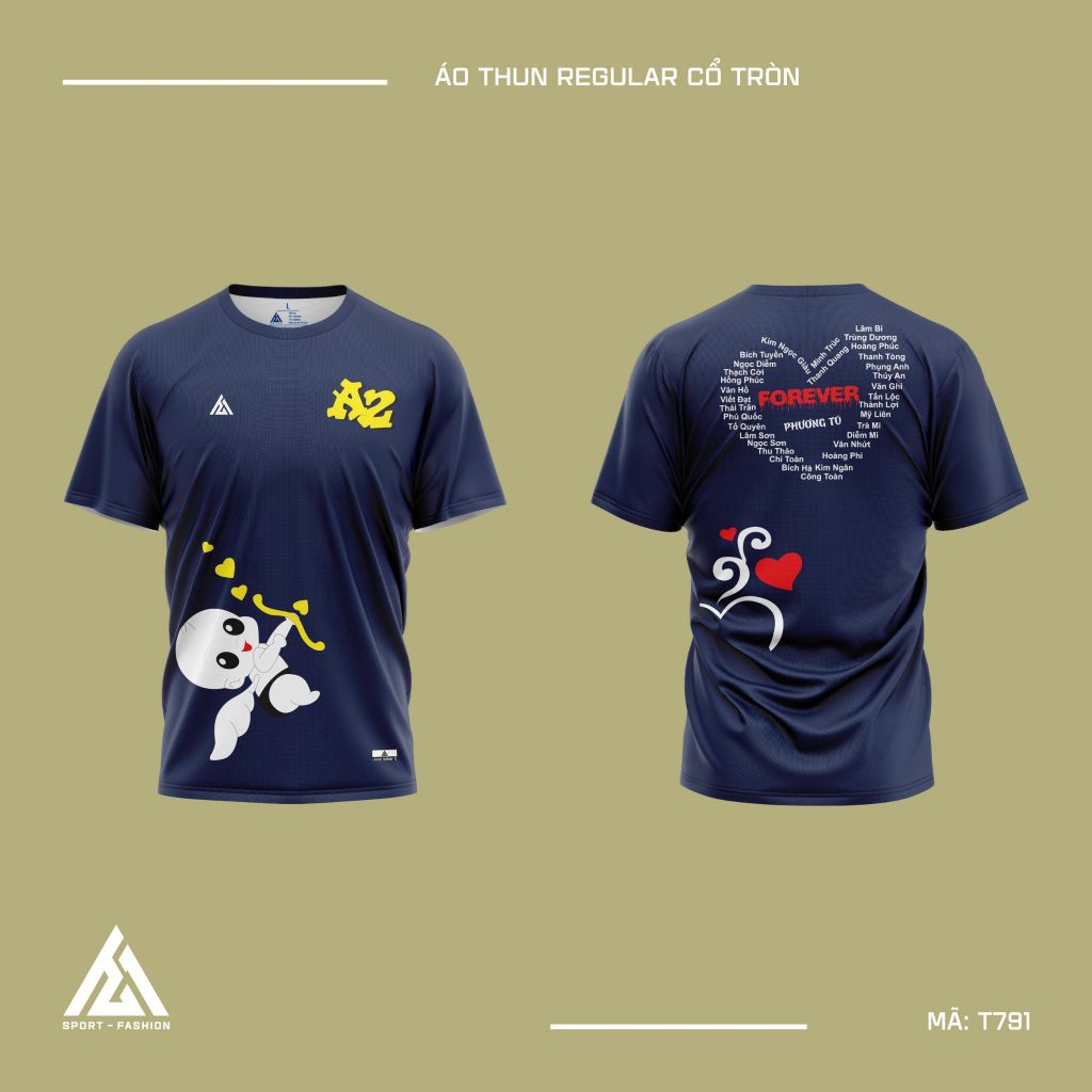  Áo đồng phục màu tím than T791 