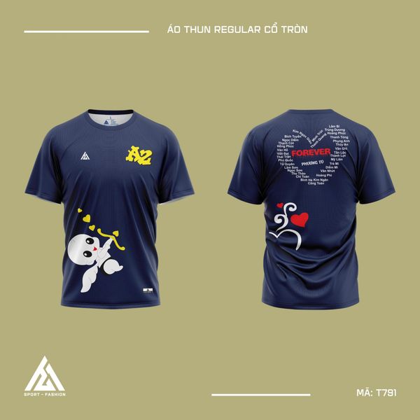  Áo đồng phục màu tím than T791 