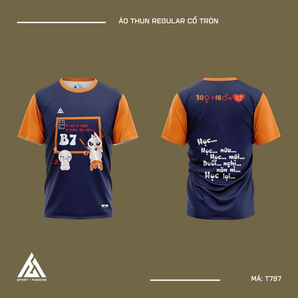  Áo đồng phục màu tím than T797 