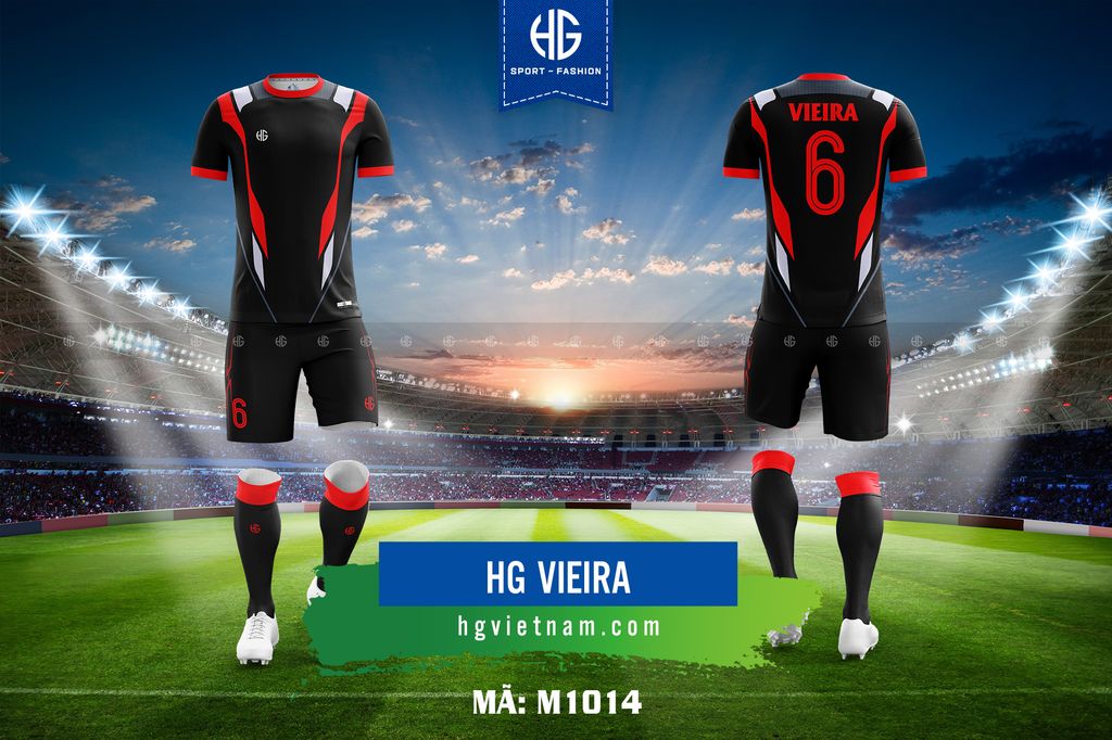  Áo bóng đá thiết kế M1014. HG Vieira 