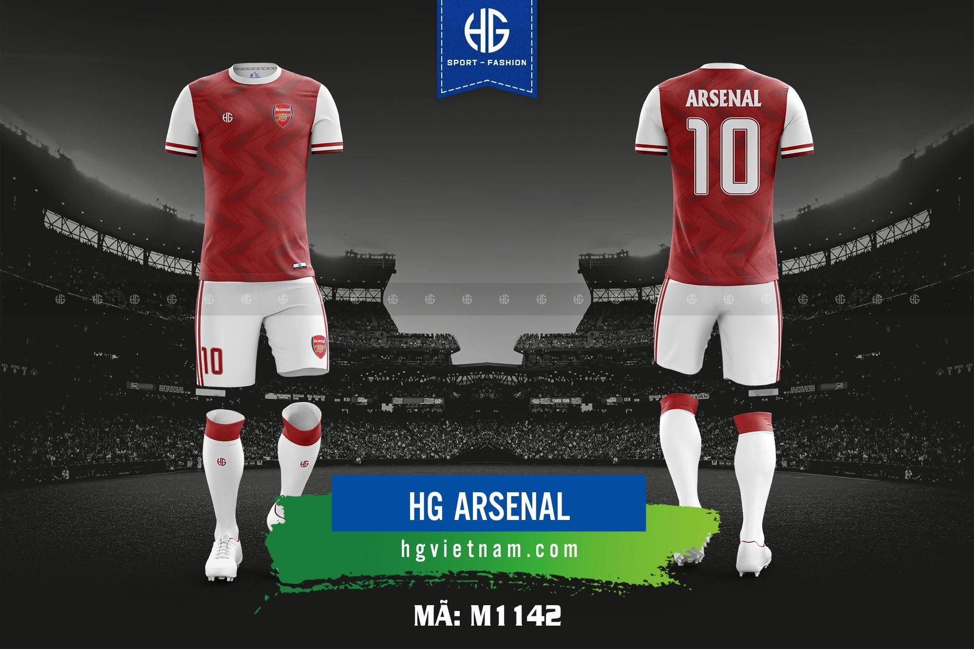  Áo bóng đá câu lạc bộ Arsenal M1142. HG 