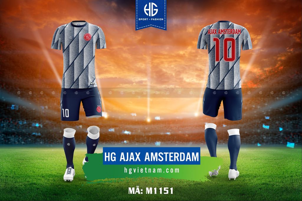  Áo bóng đá câu lạc bộ Ajax Amsterdam M1151. HG 