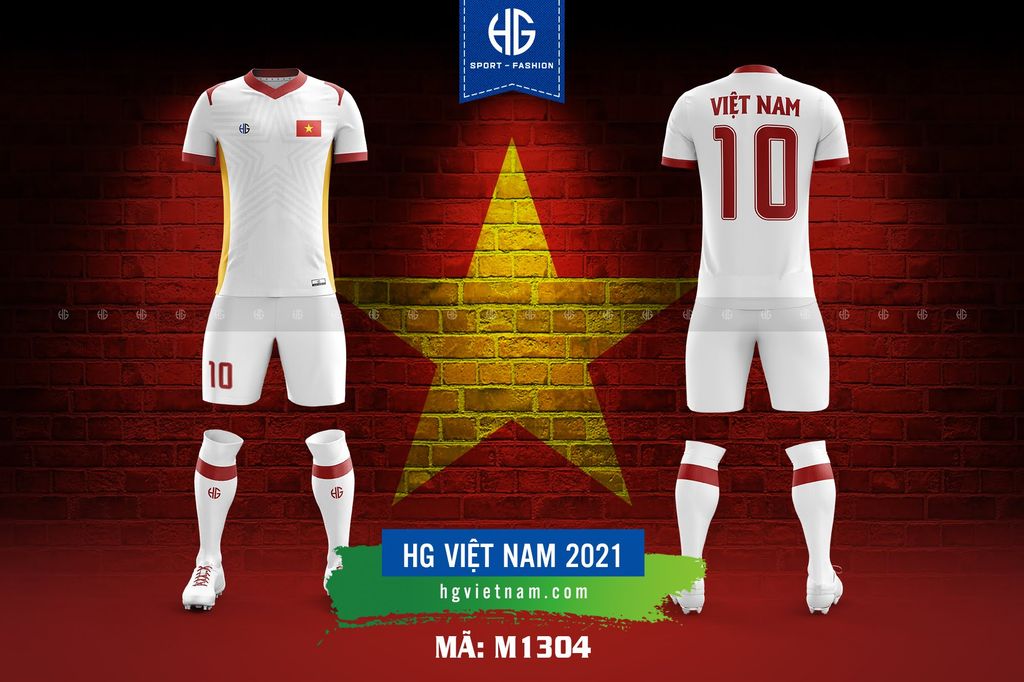  Áo bóng đá đội tuyển Vietnam 2021 M1304. HG 