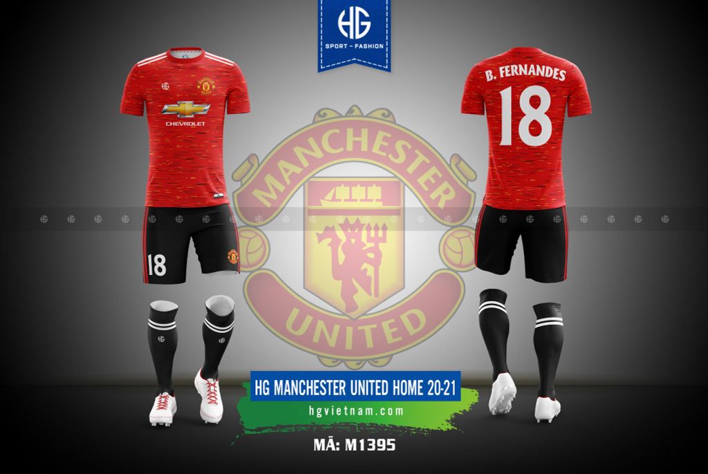  Áo bóng đá câu lạc bộ M1395. HG Manchester United Home 20-21 