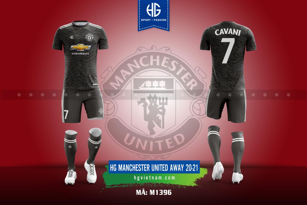  Áo bóng đá câu lạc bộ MU M1396. HG Manchester United Away 20-21 