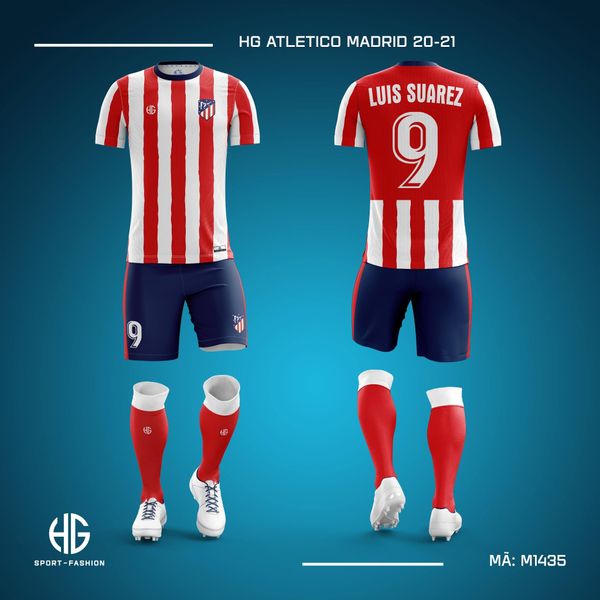  Áo bóng đá câu lạc bộ M1435. HG Atletico Madrid 20-21 
