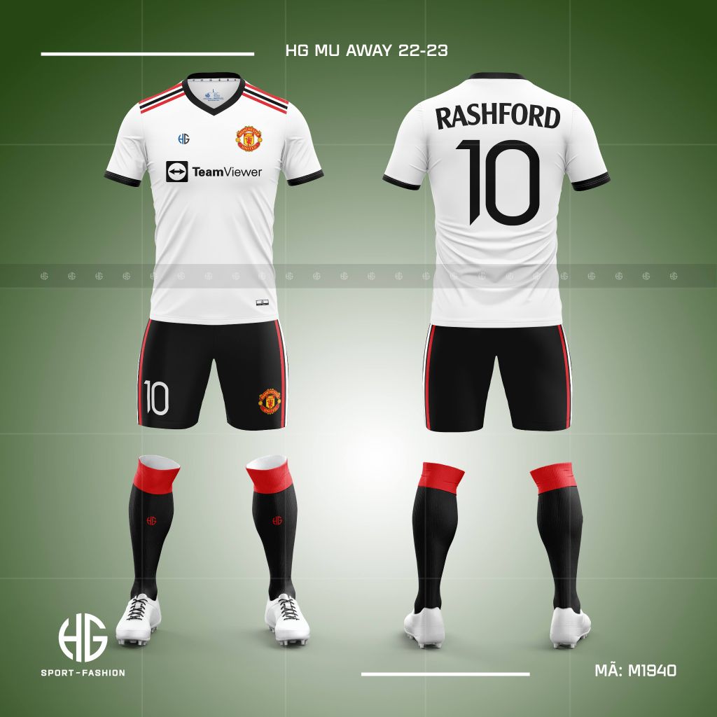  Áo bóng đá câu lạc bộ MU Away 22-23 M1940. HG 