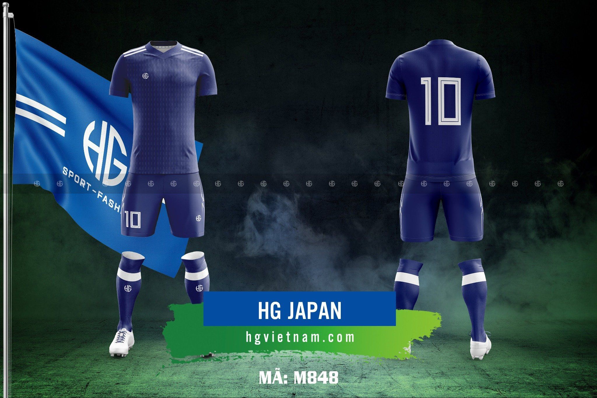  Áo bóng đá đội tuyển Nhật Bản M848. HG Japan 