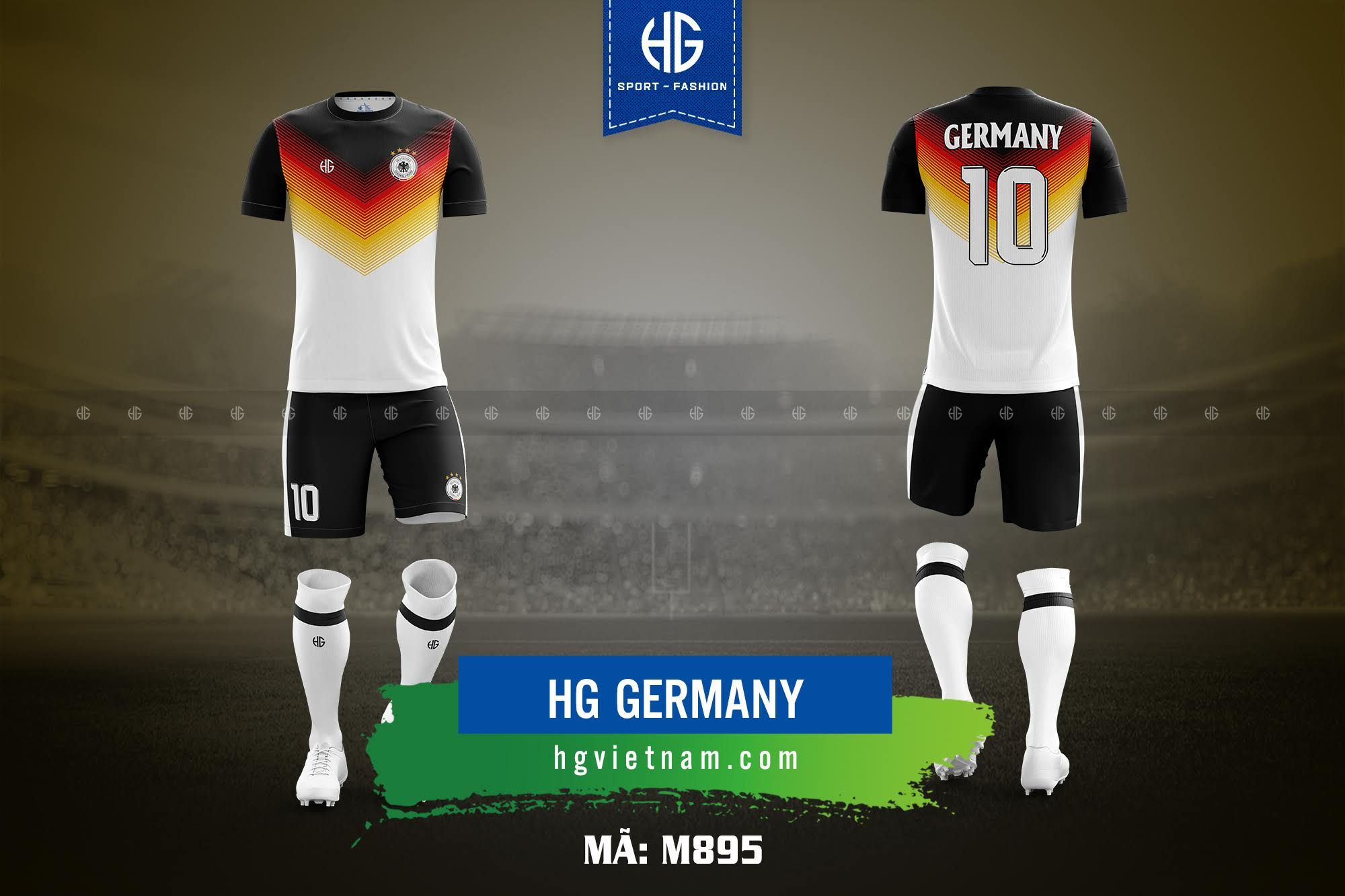  Áo bóng đá đội tuyển Đức M895. HG Germany 