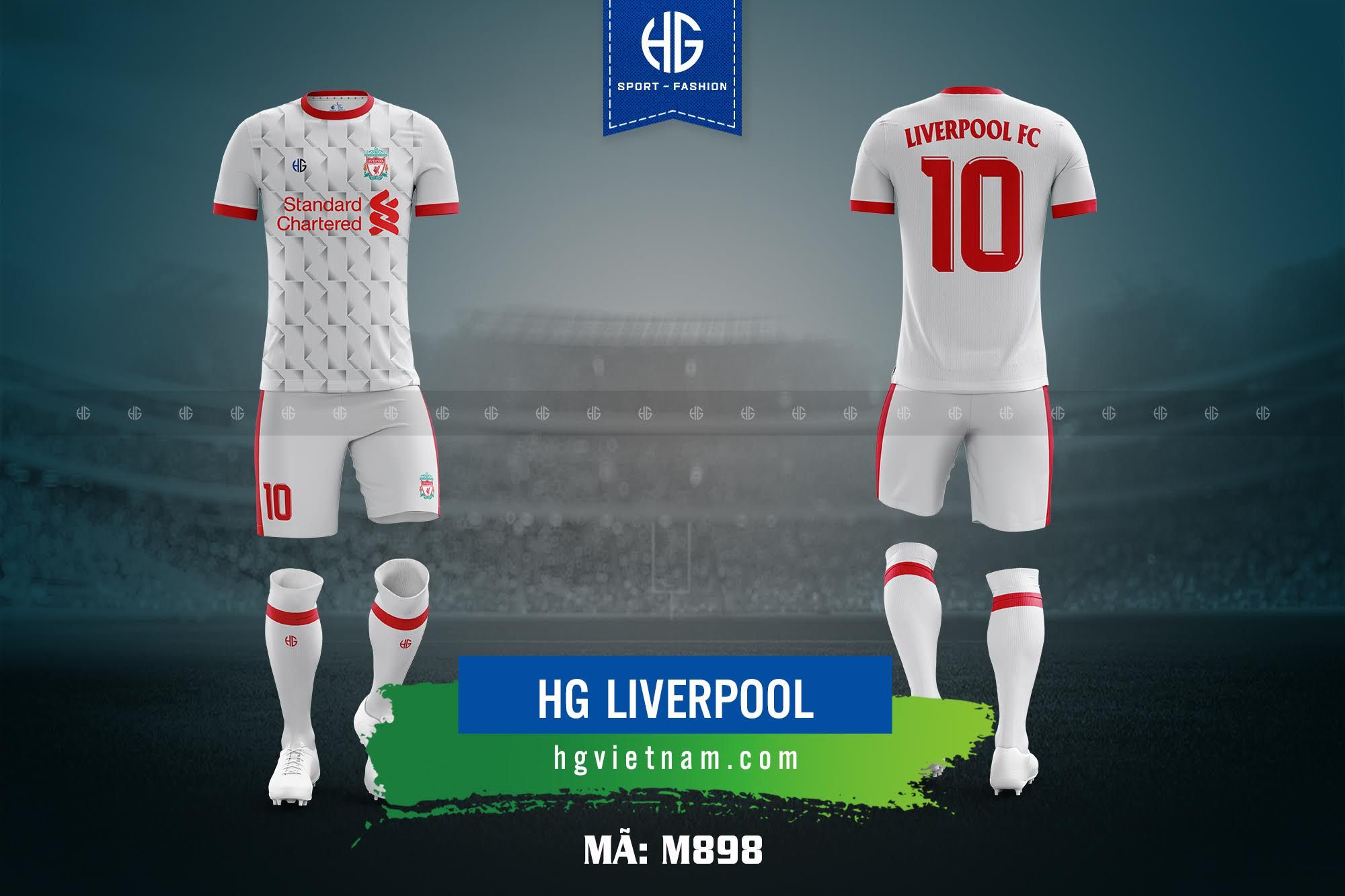  Áo bóng đá câu lạc bộ Liverpool M898. HG 