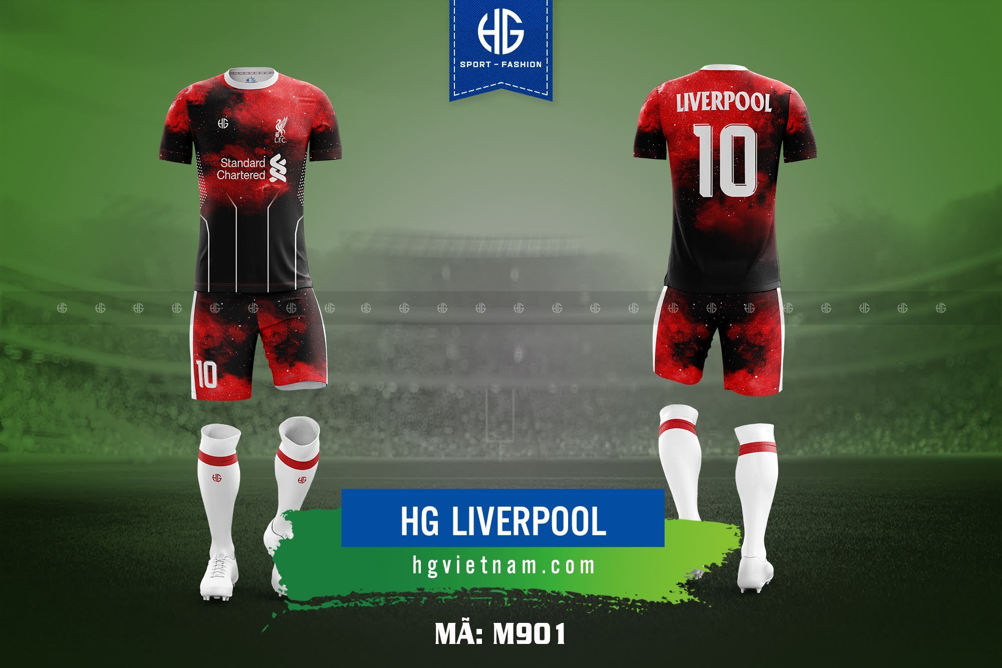  Áo bóng đá câu lạc bộ Liverpool M901. HG 