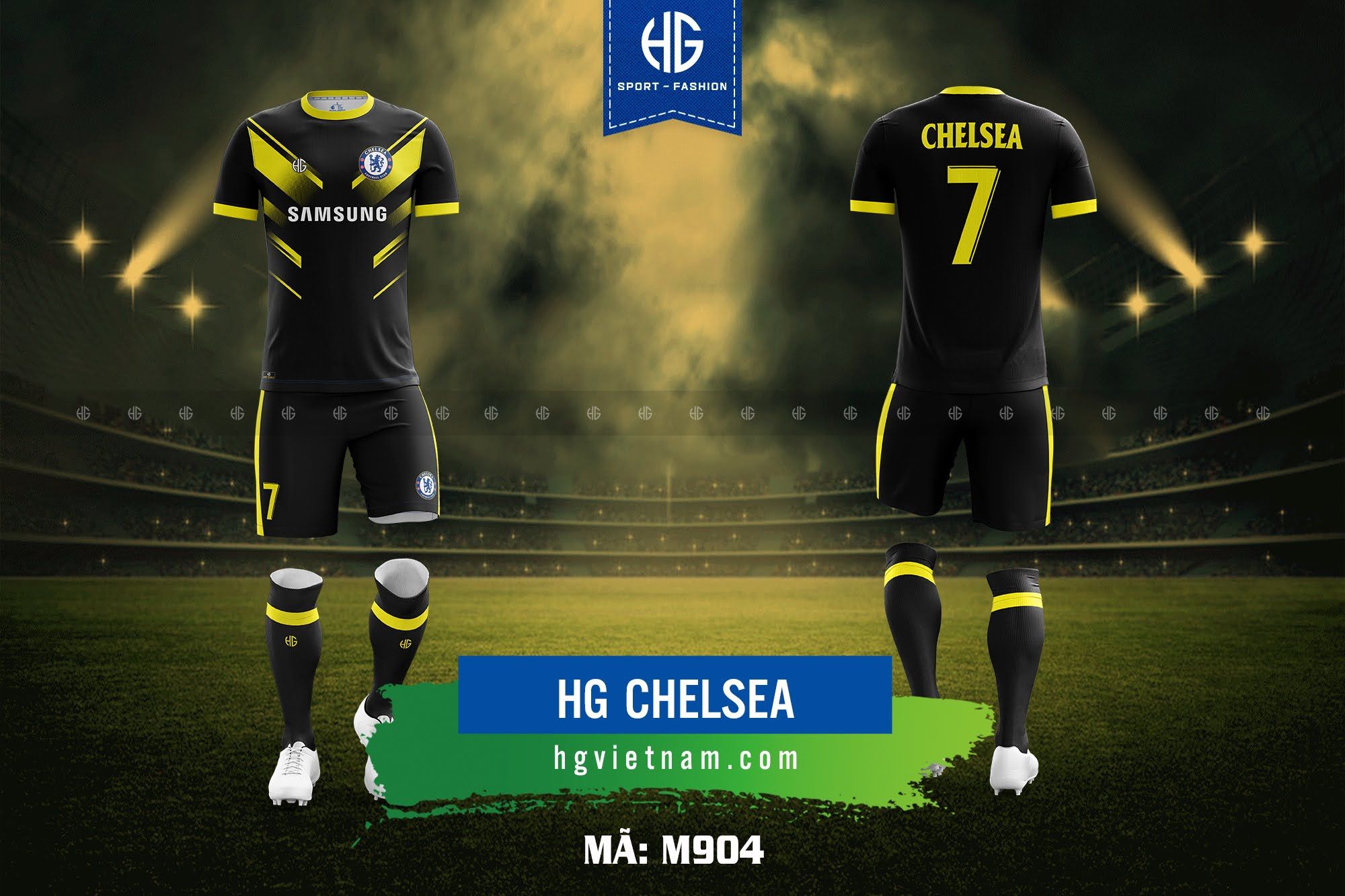  Áo bóng đá câu lạc bộ Chelsea M904. HG 