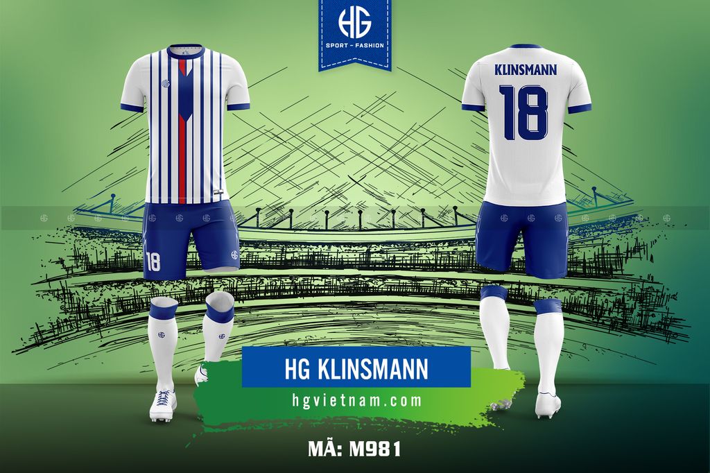  Áo bóng đá thiết kế M981. HG Klinsmann 