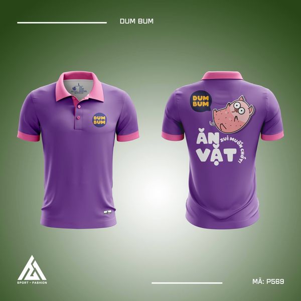  Tổng hợp mẫu áo đồng phục polo màu tím 