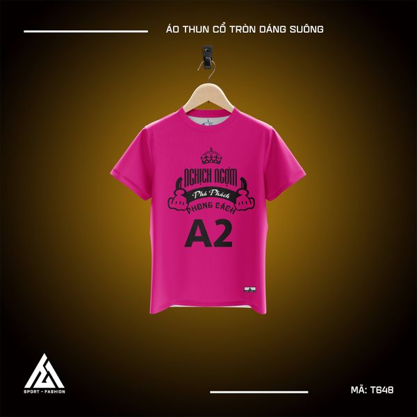  Áo đồng phục học sinh cấp 2 màu hồng T648 