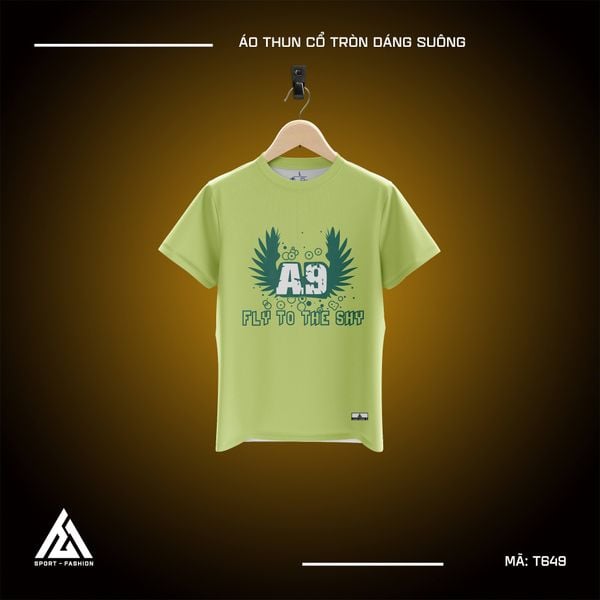 Áo đồng phục cấp 2 màu xanh lá T649 
