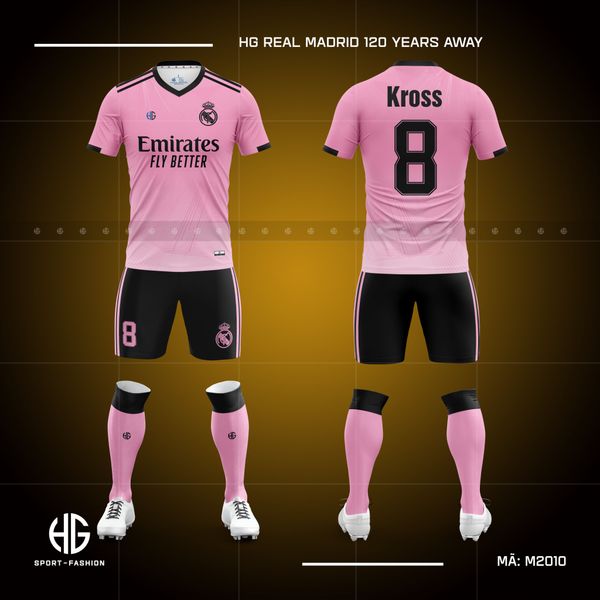  Áo bóng đá câu lạc bộ M2010. HG Real Madrid 120 Years Away 