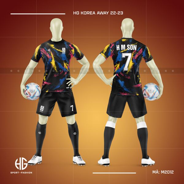  Áo bóng đá đội tuyển Hàn Quốc M2012. HG Korea Away 22-23 