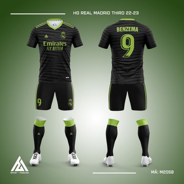  Áo bóng đá câu lạc bộ Real Madrid Third 22-23 M2058 