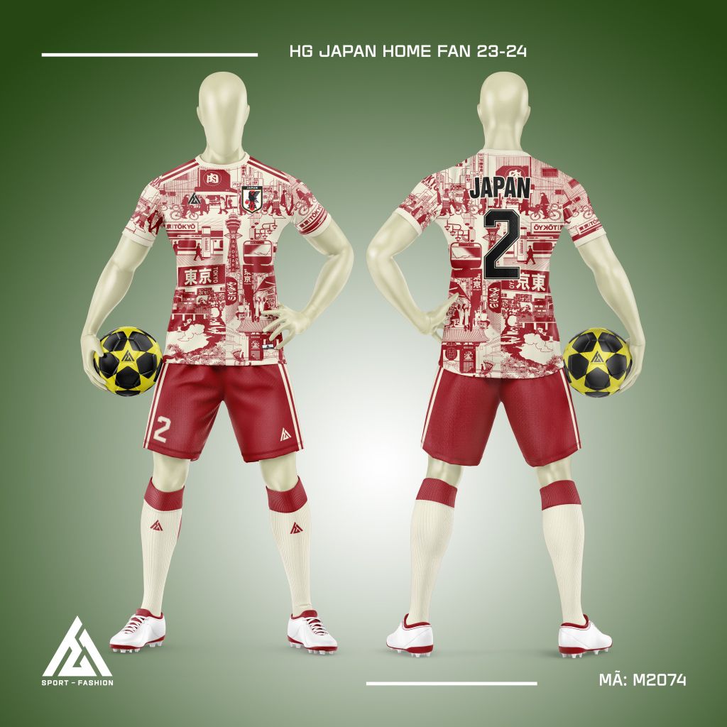  Áo bóng đá đội tuyển Nhật Bản Away Fan 23-24 M2074 