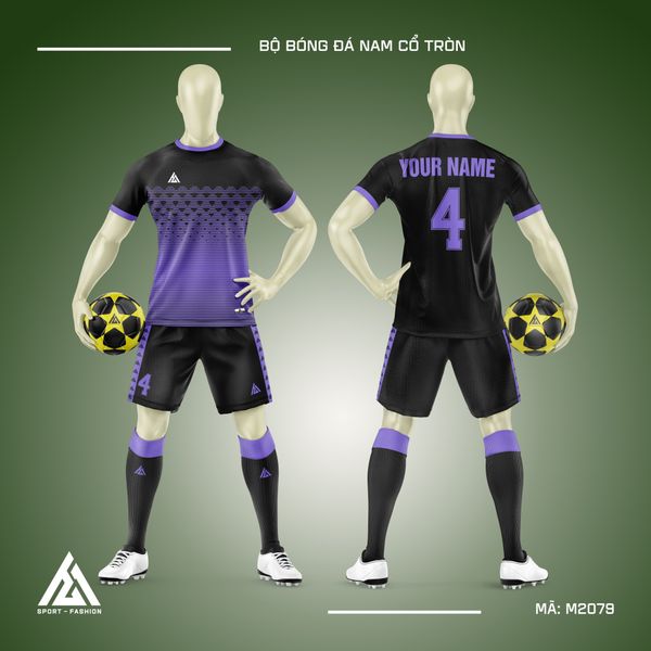  Áo bóng đá HG thiết kế M2079 