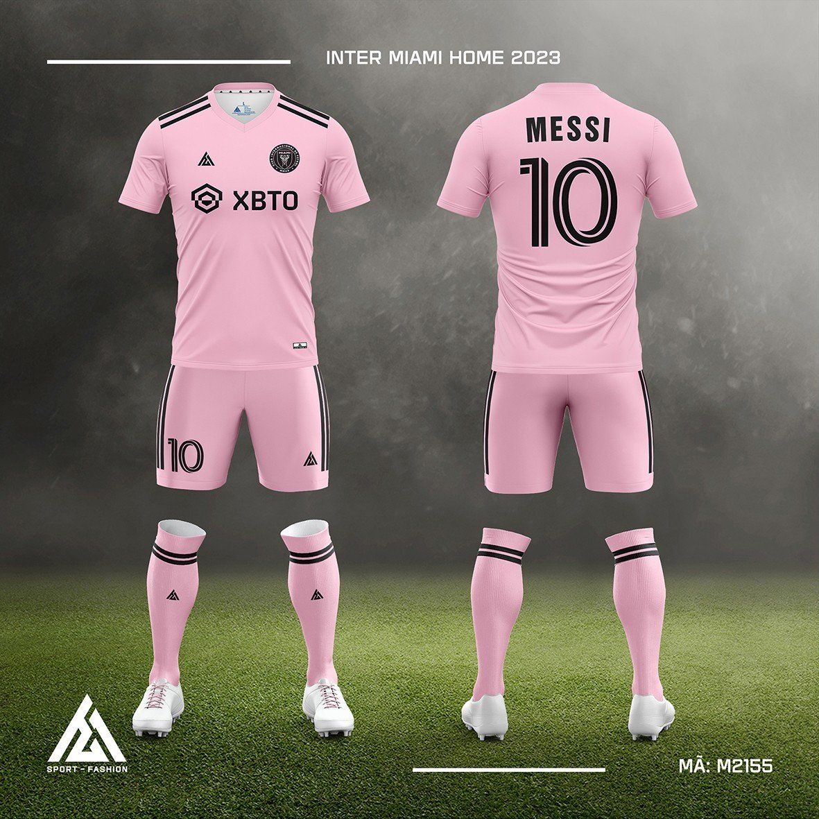  Bộ bóng đá câu lạc bộ Inter Miami Home 2023 M2155 