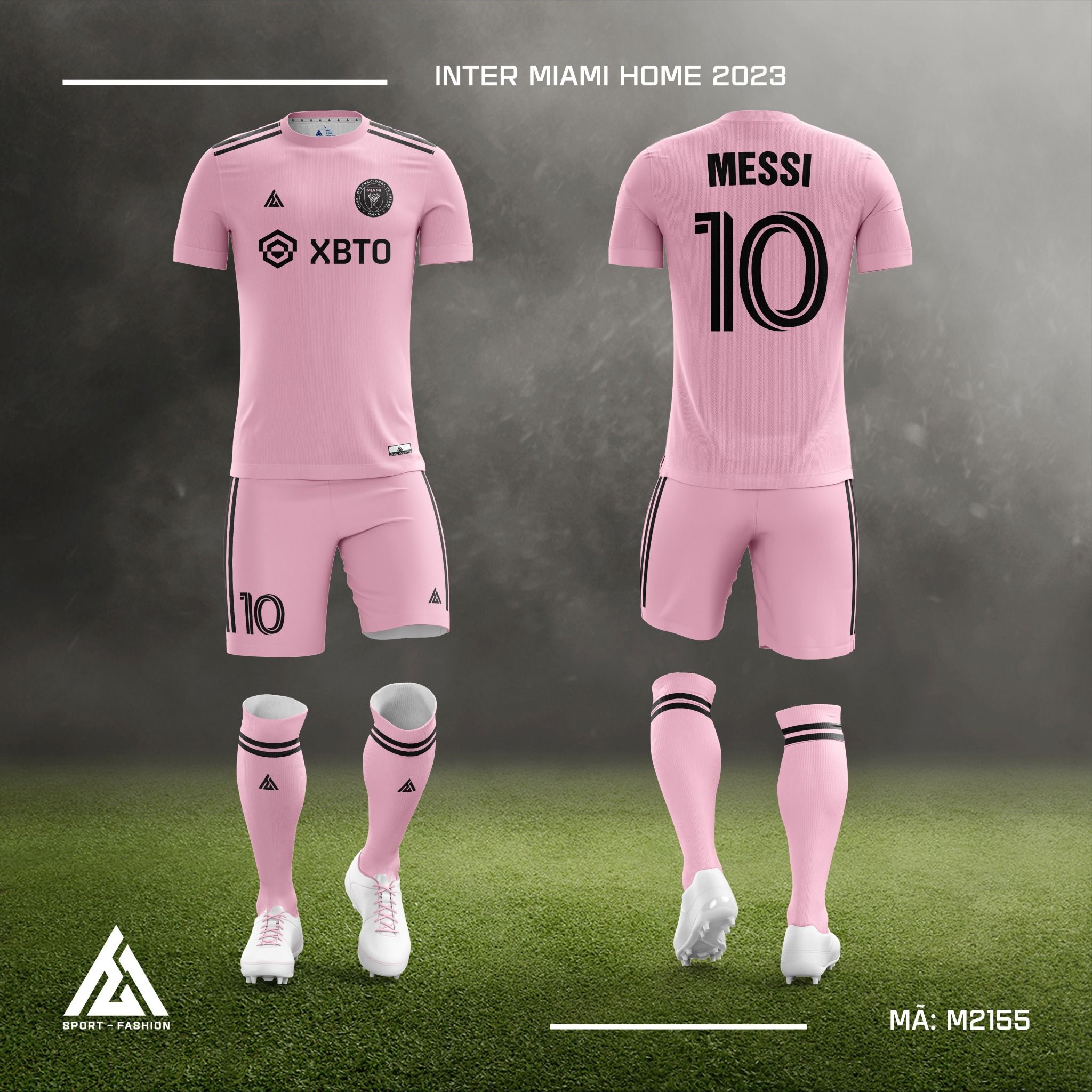  Bộ bóng đá câu lạc bộ Inter Miami Home 2023 M2155 