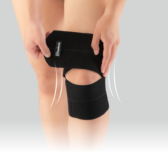 Đai hỗ trợ cố định đầu gối Bonbone FREE KNEE SUPPORTER KI - Nhật Bản