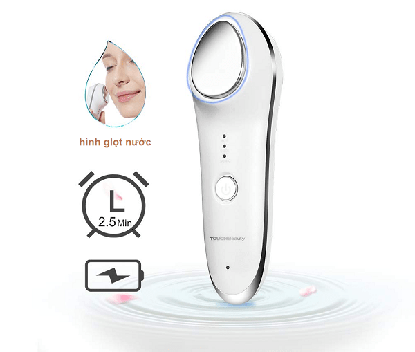 Máy đẩy tinh chất Nóng Lạnh Sóng Âm trẻ hoá da cao cấp Touch beauty -TB 1389