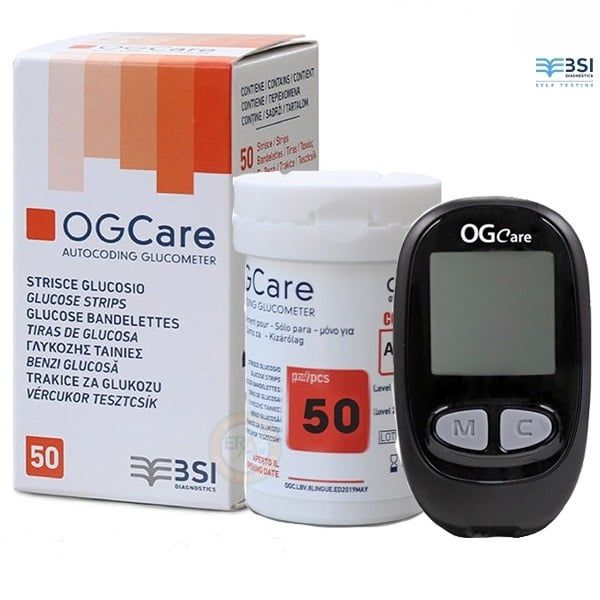 Que thử đường huyết OGCare ( hộp 50 que)