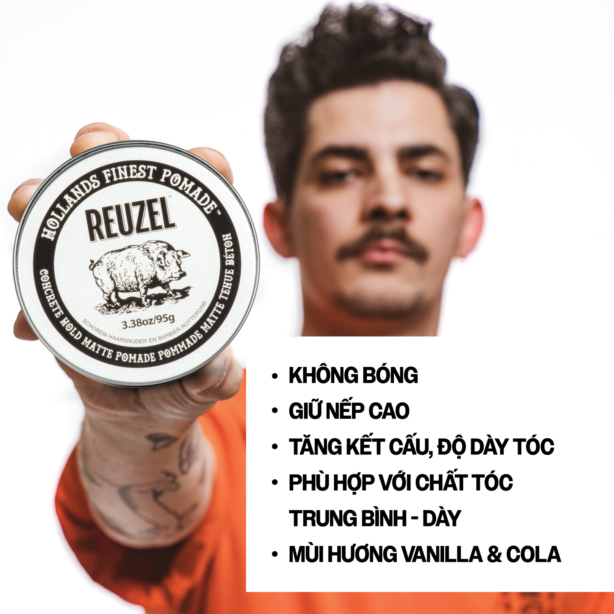 CONCRETE HOLD MATTE POMADE