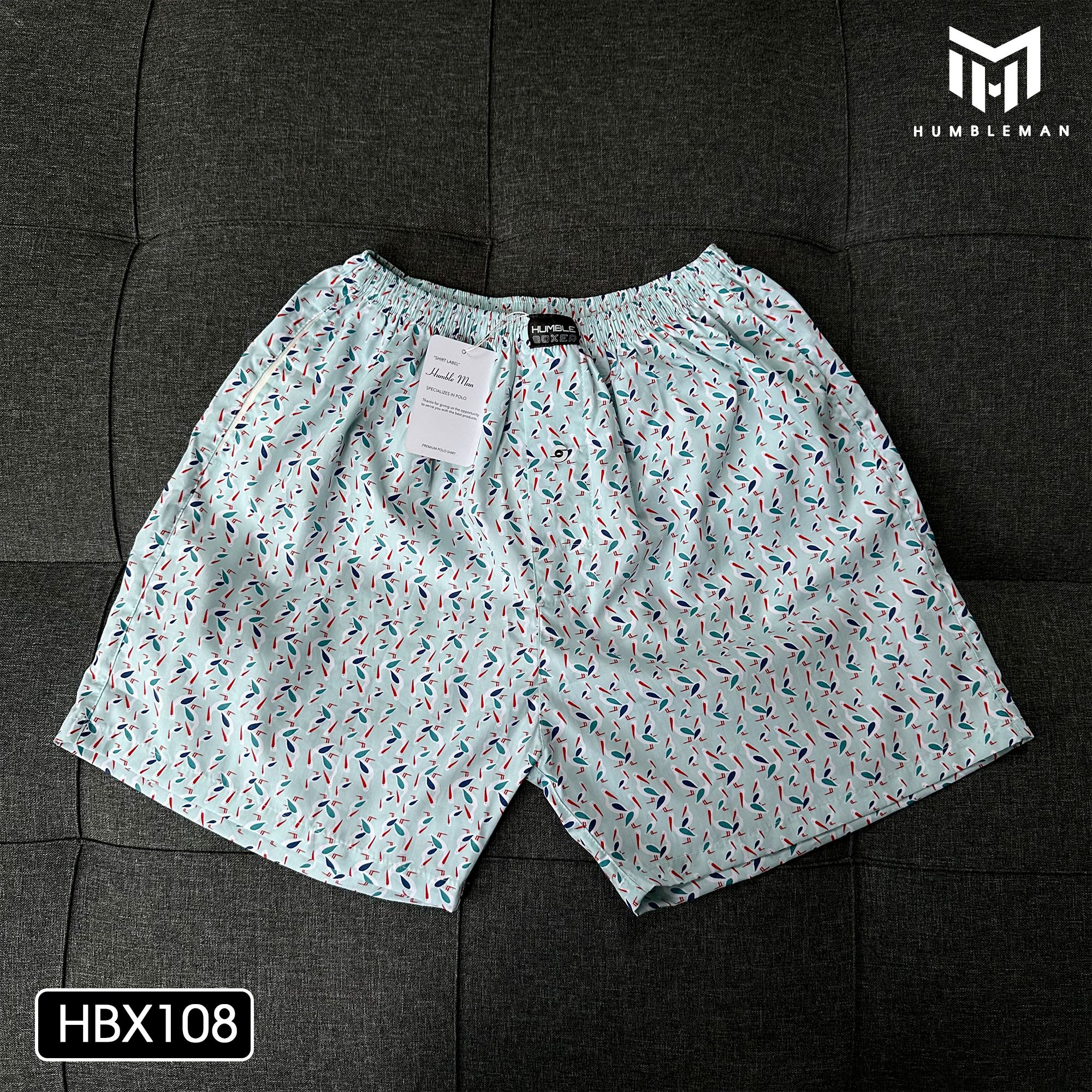 Quần Đùi Nam Mặc Nhà - Humble Boxer - Quần Ngủ Nam - HBX108