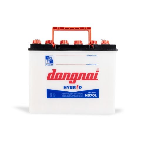  Ắc quy Hybrid Đồng Nai NS70L - 12V - 65Ah 