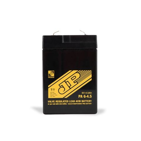  Ắc quy Đèn sạc JP PA 6-4.5 - 6V - 4,5Ah 