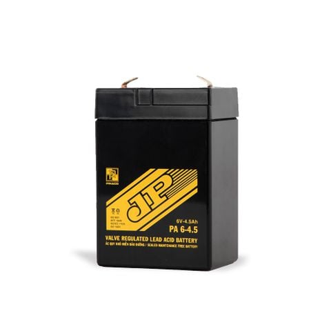  Ắc quy Đèn sạc JP PA 6-4.5 - 6V - 4,5Ah 