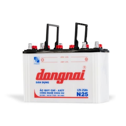  Ắc quy Dân dụng Đồng Nai N25 - 12V - 25Ah 