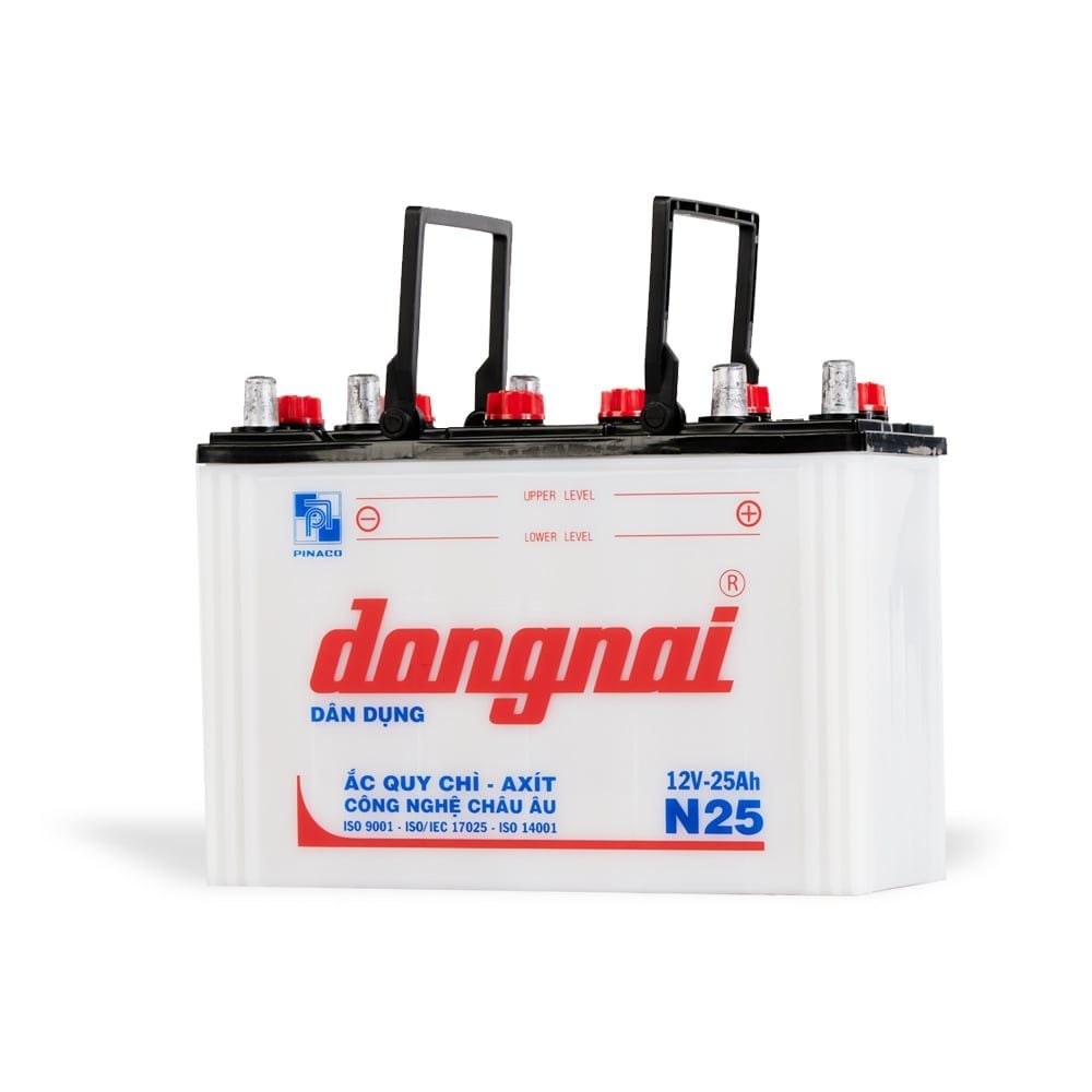  Ắc quy Dân dụng Đồng Nai N25 - 12V - 25Ah 