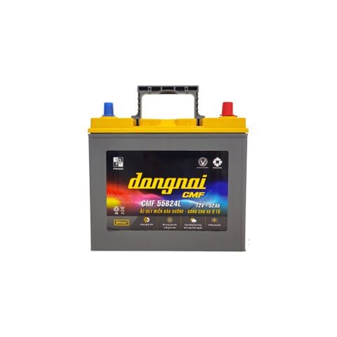  Ắc quy khô miễn bảo dưỡng Đồng Nai CMF 55B24L - 12V - 52Ah 