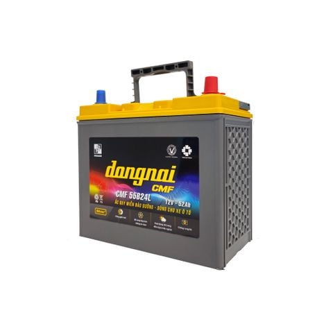 Ắc quy khô miễn bảo dưỡng Đồng Nai CMF 55B24L - 12V - 52Ah 