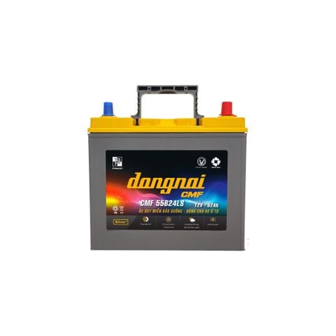  Ắc quy khô miễn bảo dưỡng Đồng Nai CMF 55B24LS - 12V - 52Ah 